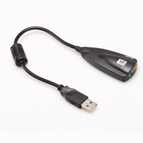 Great USB 2.0 Stereo Headset 3.5mm Mic Jack Laptop External Sound Audio card Adapter