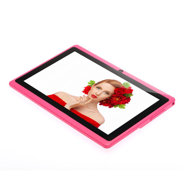 New Arrival! iRULU 7 Inch A33 Quadcore Tablet PC 8GB/16GB Android 4.4 1024*600 HD Q88 Dual Camera Wifi MID A33 Tablets