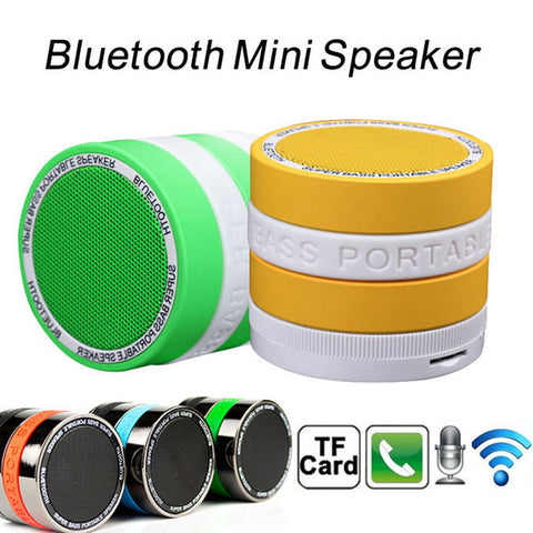 Xmas Gift Portable Mini Speaker Wireless Bluetooth Speakers Camera Lens Hifi Super Bass Microphone for iPhone 6 Plus Galaxy S6 Note 5 Xiaomi