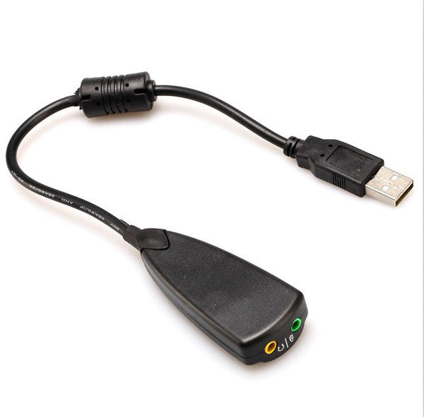 Great USB 2.0 Stereo Headset 3.5mm Mic Jack Laptop External Sound Audio card Adapter