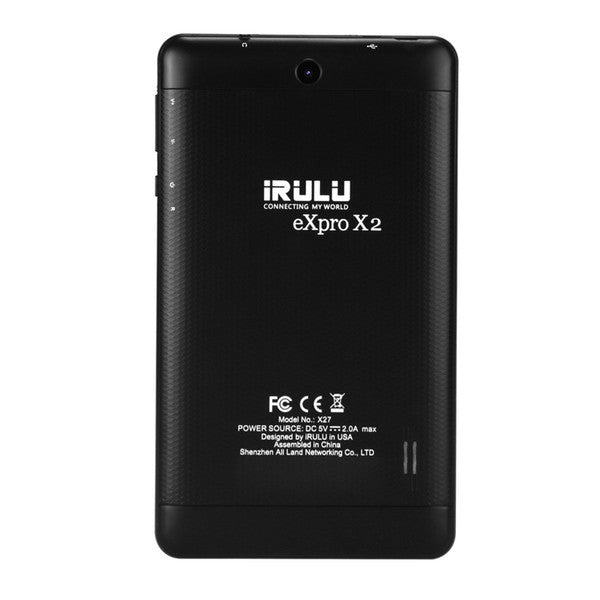 New Arrival! iRULU 7 inch Tablet PC 3G Phablet Dualcore MTK8312 Android5.1 Tablets 1024x600 Bluetooth GPS Phablets 7&quot; Tablet PC