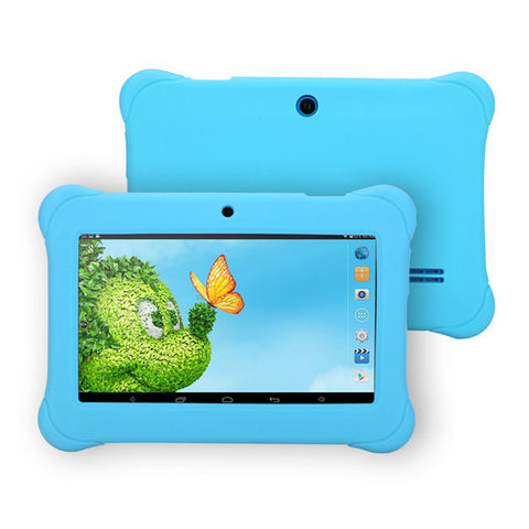 New Arrival! 7 Inch iRULU Android 4.4 A33 Kids Tablet PC QuadCore Dual Camera Drop Resistance Child Android Tablets