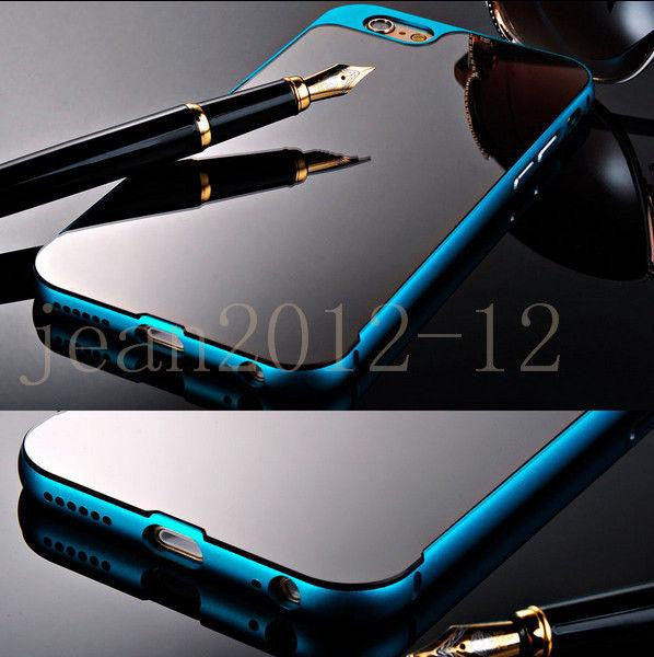 Aluminum Mental Mirror Hard Back Case Cover Skin For Apple iPhone 6 4.7&quot; /6 Plus 5.5&quot; Case Shockproof