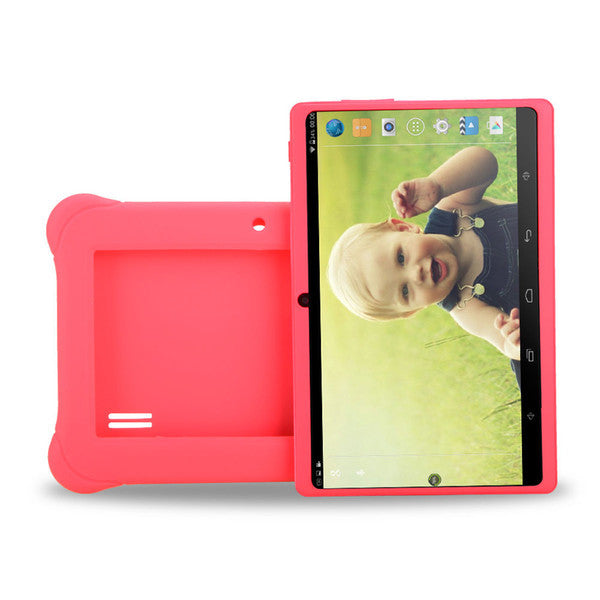 New Arrival! 7 Inch iRULU Android 4.4 A33 Kids Tablet PC QuadCore Dual Camera Drop Resistance Child Android Tablets