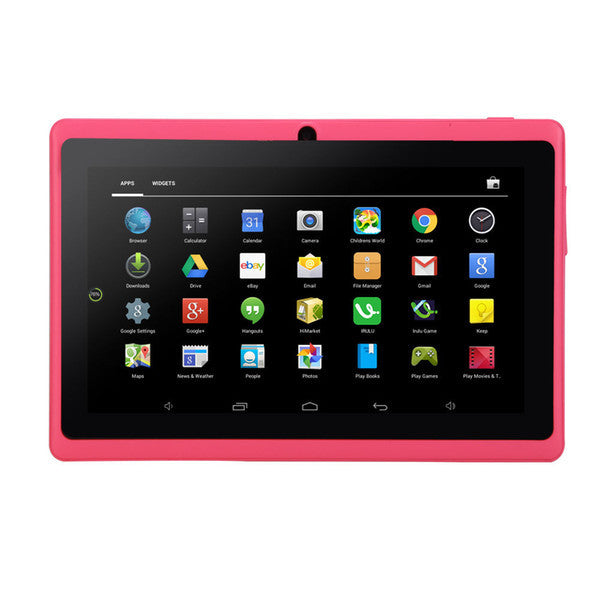 New Arrival! 7 Inch iRULU Android 4.4 A33 Kids Tablet PC QuadCore Dual Camera Drop Resistance Child Android Tablets