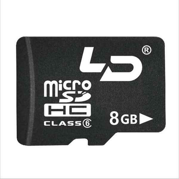 1pc free shipping LD Micro SD Card 8GB Class 6 Memory Card for Android Smartphone/Tablet/Camera